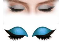 Lazy Eye Shadow Eyelash Patch,Lazy Eyeshadow Eyelash Patch,Eye Shadow Eyelashes Makeup Stickers,2-in-1 Reusable Eyeshadow & Eyelash Makeup Stickers,Adhesive Eyeliner Eyelash Makeup Sticker (G)