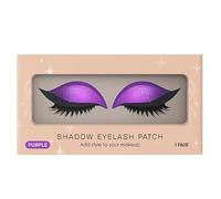Lazy Eye Shadow Patch à cils coloré et autocollant pour fard à paupières pailleté réutilisable avec cils pour femme fête voyage soirée mariage