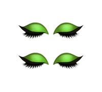 Lazy Eye Shadows Eyelashes Patches Colourful Eyeshadow Eyelash Makeup Stickers Reusable Party Ready
