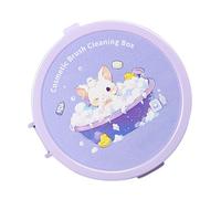 Lazy Girl Boîte de nettoyage rapide pour pinceaux de maquillage pour poudre, blush, fard à paupières, compatible avec plusieurs pinceaux