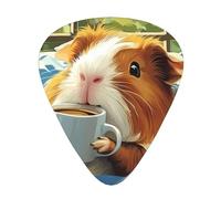 Lazy Home Style Guinea Pig Coffret cadeau médiators lisses et durables pour guitare acoustique, électrique et basse, cadeau parfait pour les amateurs de guitare et les musiciens