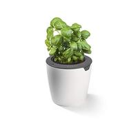 Lazy Leaf Le pot de fleurs auto-arrosant | Remplissez l'eau, réglez la quantité de coulée - C’est prêt | Système d'arrosage intelligent tactile avec 10 niveaux d'irrigation.