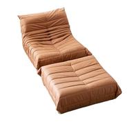 Lazy Sofa Chaise Longue pour Adultes et Personnes âgées Support Ergonomique Surdimensionné avec Éponge Haute Densité et Tissu Résistant aux Taches Idéal pour Salon, Chambre à Coucher, Bureau ou Balcon