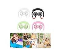 Lazy Sport Neckband Ventilateur électrique Design casque Portable Portable Neckband Mini ventilateur USB rechargeable Vert