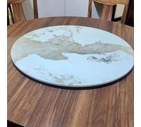 Lazy Susan Grand plateau de service rotatif pour table de salle à manger et table de cuisine pivotant Multicolore 100 cm