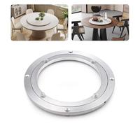 Lazy Susan Hardware, Base de roulement rotative Lisse, Plaque pivotante en Alliage d'aluminium Robuste pour Table à Manger, Armoire, Plateau de Service (20 cm)