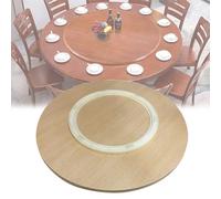 Lazy Susan Plateau de service en bois 50-100 cm rotatif à 360° pour cuisine et table à manger Parfait pour les fêtes, les condiments, les collations et la préparation des repas