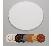 Lazy Susan Plateau rond rotatif en bois massif avec finition marbre lisse pour salle à manger 50,8 cm, 76,2 cm, 101,6 cm