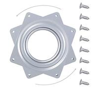 Lazy Susan Plateau Tournant 4 Pouces Plaque pivotante Plate-Forme Tournante Roulement Rotatif 360 degrés Carré avec des Roulements à Billes en Acier pour Armoires de Cuisine Comptoir Pantry