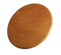 Lazy Susan Plateau tournant rond en bois pour table de salle à manger et centre de table de cuisine Finition teck multicolore 91,4 cm