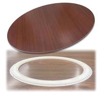 Lazy Susan Plateau Tournante Rond Plateau De Service en Bois, 50 60 70 80 90 100 Cm Table À Manger Plateau De Service, Rotatif À 360° Lisse Muet, pour Table en Verre, Bois, Marbre