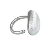 lazyfun Bagues antidérapantes en cuivre sphérique brossé taille réglable bagues pour femmes accessoires de doigt tendance bijoux bagues réglables