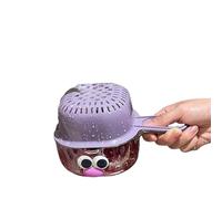 lazyfun Bol et passoire multi-usages pour ustensiles de cuisine avec une prise en main facile et convient comme solution de rangement peu encombrante pour le panier à linge de légumes