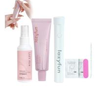 Lazyfun colle à ongles, Lazy Fun colle à ongles pour faux ongles, outils à ongles multifonctionnels gel d'ongles, Lazyfun ensemble de valeur solide colle à ongles (Set E)