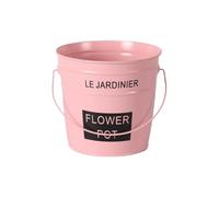 lazyfun Garniture en métal - Vase à fleurs en fer forgé - Vase de ferme - Seau de fleurs - Seau - Pot de fleurs de rechange