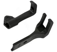 lazyfun Lot de 2 pieds presseurs en fer 8B pour machine à coudre, multi-usages, fixation pour rideaux, vêtements et machines