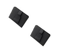 lazyfun Lot de 2 supports de protection solaire flexibles pour voiture avec planificateur de rangement pour cartes pour ranger en toute sécurité les lunettes et une pochette à documents