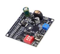 lazyfun Module MP3 programmable 9 canaux de déclenchement indépendants Large tension Prend en charge 64 mémoires 20 W Amplificateur vocal pour électronique Interrupteur DIP Module vocal déclenché