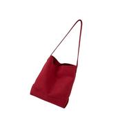 lazyfun Sac à bandoulière en suédine pour femmes Sacs à bandoulière Sacs à main avec fermeture à lapin Porte-monnaie Sac à bandoulière, rouge