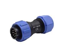 lazyfun Universals Fiche aéronautique Câble Droit Connecteur Électrique Étanche Dock Écrou Arrière Femelle Connecteur Femelle Câble Filetage Plastique