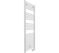 Lazzarini radiatori - scaldasalviette cortina elettrico bianco cm 170x55 con termostato - termoarredo bagno