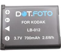 LB-012 Premium 3.7v / 700mAh Batterie Rechargeable pour Kodak PixPro SL5, FZ51, FZ52, FZ53, FZ55