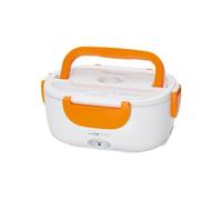 Clatronic Boîte à lunch chauffante LB 3719 500 W 1,2 L Blanc/Orange