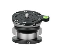 Leofoto Base de nivellement LB-75 pour trépied, collier papillon, charge max 55 lb, ±15°
