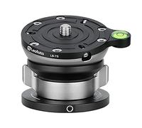 LB-75 Base de nivellement 75 mm pour trépied avec collier de verrouillage papillon 55 lb Charge maximale +/-15 ° Inclinaison