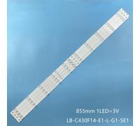 Lb-c430f14-E1-L-G1 de rétroéclairage TV LED pour BBK 43lem-1015/ft2c 42LEM1052/FT2C 43LEM1018/FT2C dexp f43b7200C HitachiLE43A509 LE43A69 ""Nipseyteko