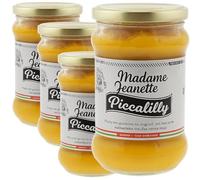 LB Piccalilli Madame Jeanette - 290 ml | Sauce épicée et acidulée aux piments surinamais, idéale pour accompagner divers plats,4 pièces