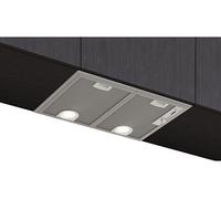 Siemens LB55566 iQ300 Bloc de ventilateur, 53 cm, fabriqué en Allemagne, éclairage LED, évacuation d'air, recirculation, puissant, silencieux, pour montage mural ou sur un îlot de cuisson, argent