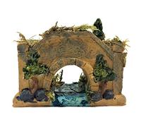 LBA Accessoires pour crèche ou crèche de Noël. Paysages, scènes, puits, ponts, étangs, fontaines, professions, enclos, bergers, etc... (pont 12,5 x 9 x 7 cm)