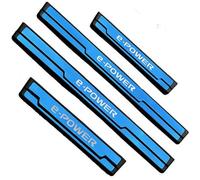 LBBQP Lot de 4 Voiture Acier Inoxydable Plinthes de Seuil de Porte, pour Nissan X-Trail T33 Qashqai J12 E-Power 2022-2025 Accessoires de Style,B