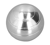 LBEC Gyroscope de DéCompression, Rainure en Spirale en Alliage Solide, Boule Gyroscopique Rotative de 1,77 Pouce, Soulage Le Stress, DéTend L'atmosphèRe pour (Argent)