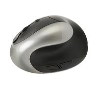 LBEC Souris Verticale sans Fil, 10 MèTres de Distance Design Vertical Souris Ergonomique Connexion 2,4 GHz Durable Pratique pour la Maison Gris