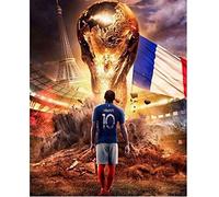 LBGMN Diamond Painting Full Square French Football Diamond Embroidery Cross Stitch Kit Diamond Mosaic Sticker 30x40cm