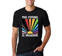 LBGTQ T-shirt communautaire pour homme Gay CSD Party Pride T-shirt LBGT Amour Tolérance Pride Pride Tenue Love is Love Arc-en-ciel T-shirt multicolore lesbienne gay