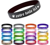 Lbgwp60-1 À 1000 Bracelets En Silicone Personnalisés En Vrac ¿ Bracelets En Caoutchouc Avec Texte, Logo Événementiels Sur Mesure Pour Campagnes, Motivation, Cadeaux Et Sensibilisation