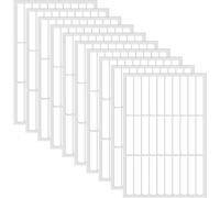 Lbgwp60-10 Feuilles De Ruban Adhésif Double Face Pour Ongles Ruban Adhésif Transparent Ruban Adhésif Pour Pression Sur Les Ongles Art Display Strip Packaging Design Storage Salon Supplies Colors