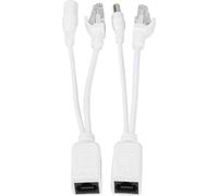 lbgwp60-10 Paires D'Injecteur Poe Et De Répartiteur Caméra Ip Câble Poe Rj45 Adaptateur D'Alimentation Via Ethernet Injecteur + Répartiteur Cc 12 V