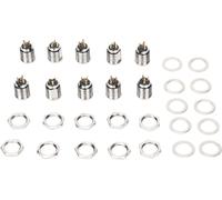 lbgwp60-10Pcs 4Pin Xlr Male Socket, Xlr Male Jack 4 Pin Socket Connecteur Signal Transmission Socket Base D Connecteur Pour Châssis Panneau, Xlr Microphone, Microphone