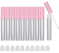 Lbgwp60-10pcs Flacon Lèvres Gloss Vide,Tube Gloss Vide, Plastique Tube Liquide Brillant À Lèvres, Voyage Split Bouteilles Bouteille Outil De Maquillage Accessoire (2.5 Ml/Pc)