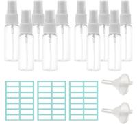 Lbgwp60-10pcs Flacon Spray Vide, Voyage Vide De Poche, Bouteille Spray Avec Bouchon, Pour Cosmétiques, Lotion, Crème, Shampoing, Gel Douche, Avec Entonnoirs Et Étiquettes
