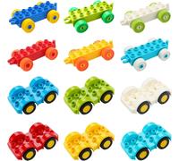 lbgwp60-12 Pièces Voiture Blocs De Construction 6Pcs Blocs Construction Voiture, 6Pcs Blocs Constructions Remorque Bloc De Constructions De Voitur Pour Les Pochettes De Fête Des Enfants