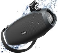 lbgwp60-120W )70W Enceinte Bluetooth Puissante, Ipx6 Haut-Parleur Chantier Extérieur Étanche Bluetooth Speaker,Triple Radiateurs Passifs- Basses Profondes, Power Bank/Dsp/Eq/Tf/Aux/42H/Ouvreur(X10)