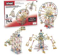 lbgwp60-17035 Thrill Rides 3-In-1 Classic Amusement Park Building Set, 744 Piece Kids Building Set For Creative Play, Hours Of Fun Making Three Fair Ground Rides, Suitable For Boys And Girls Aged 9+