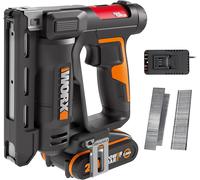 lbgwp60-18V (20V ) Agrafeuse Cloueuse Sans Fil Wx843, 2 En 1 Cloueuse + Agrafeuse Electrique, Powershare, 500Pcs 15Mm 18 Gauge Brad Clou + 500Pcs 10Mm Type 53 Agrafes