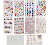 Lbgwp60-2500 Grain Strass Autocollant, Strass Vi ,Paillettes Vi Festival, Ongles, Décoration, Loisirs Créatifs, Ongles Diy Décoration, Diamant Bricolage, Gommettes Vi Maquillage