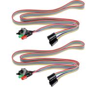 lbgwp60-2X Câble De Bouton Commutation D'Alimentation Pc Boîtier D'Ordinateur De Bureau Carte Mère Marche/Arrêt/Réinitialisation/Cordon De Commutateur De Disque Dur Fil De Lunette Avant Avec Voyant L
